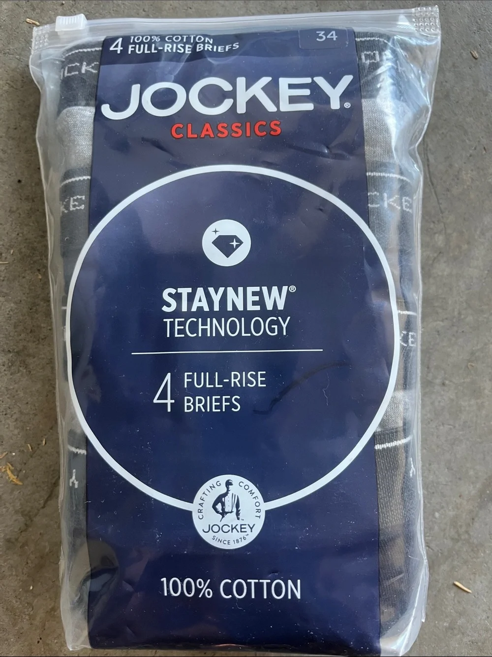 Jockey 4-Pack Full-Rise Briefs